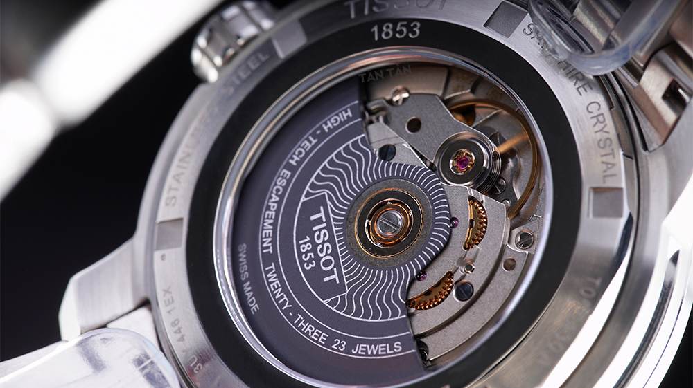 Đồng hồ Tissot T035.407.11.031.01 - Bộ máy máy cơ Powermatic 80 của Thụy Sĩ với độ trữ cót đến 80 giờ 