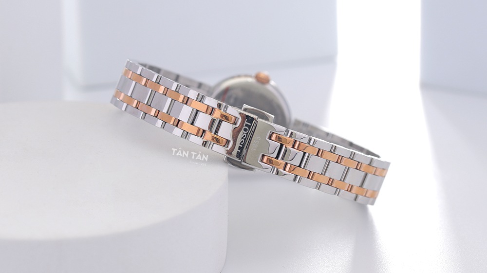 Đồng hồ Tissot T126.010.22.013.01 - Dây đeo thép không gỉ sáng bóng phối demi vàng hồng sang trọng