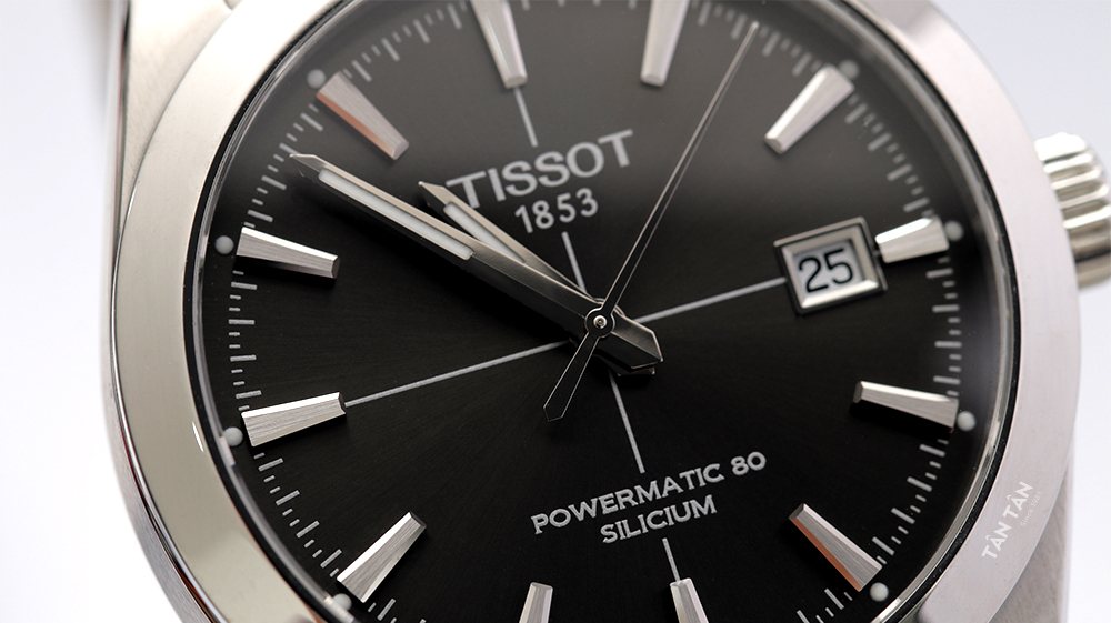 Đồng hồ Tissot T127.407.11.061.01 - Bộ kim hình kiếm tinh xảo được phủ dạ quang của Tissot T127.407.11.061.01