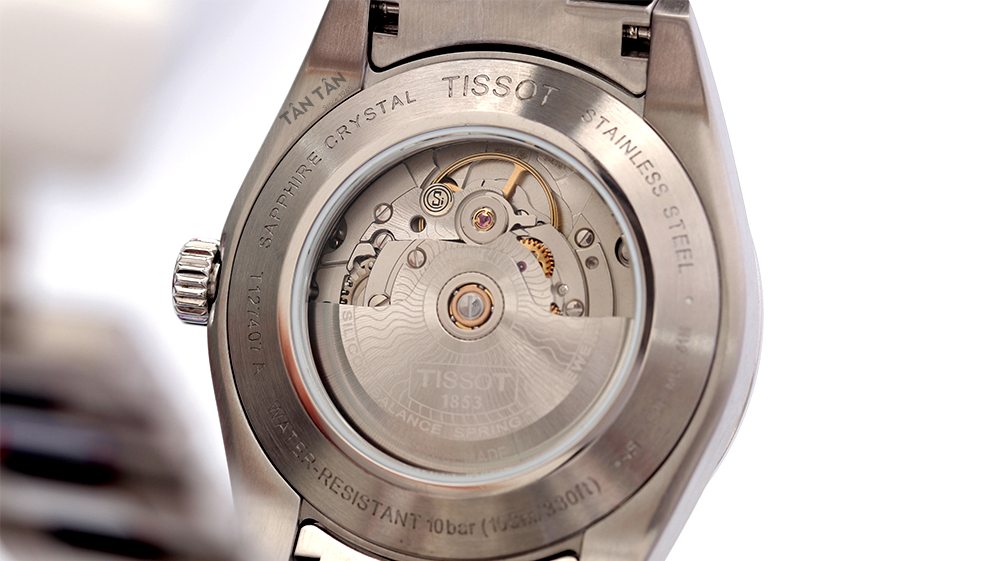 Đồng hồ Tissot T127.407.11.061.01 - Bộ máy Powermatic 80 Silicium của Thụy Sĩ, trữ cót lên đến 80 giờ