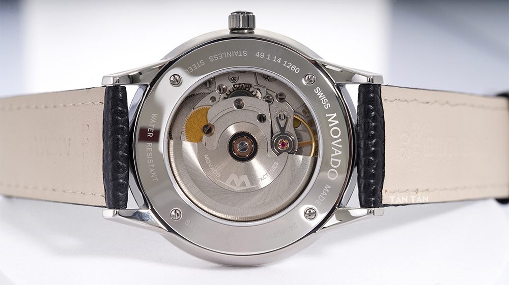Đồng hồ Movado 0607020 - Thiết kế lộ bộ máy cơ Automatic chuẩn Thụy Sĩ của Movado 0607020