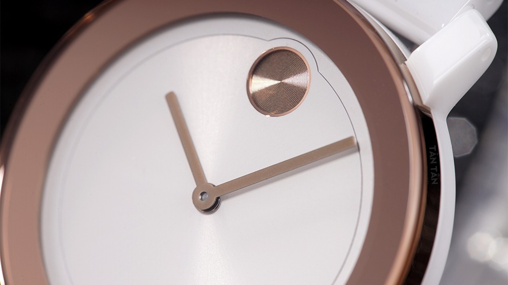 Đồng hồ Movado 3600753 - Bộ 2 kim kiểu Baton cùng chấm tròn độc quyền của Movado 3600753