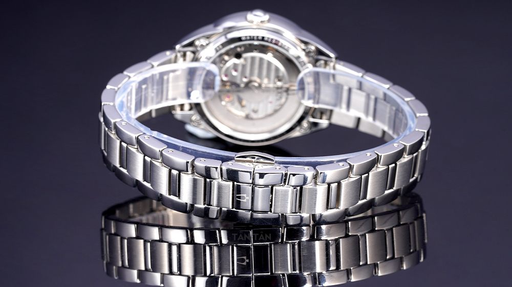 Đồng hồ Bulova 96P191- Dây đeo thép không gỉ cao cấp với khóa cân bằng gọn gàng