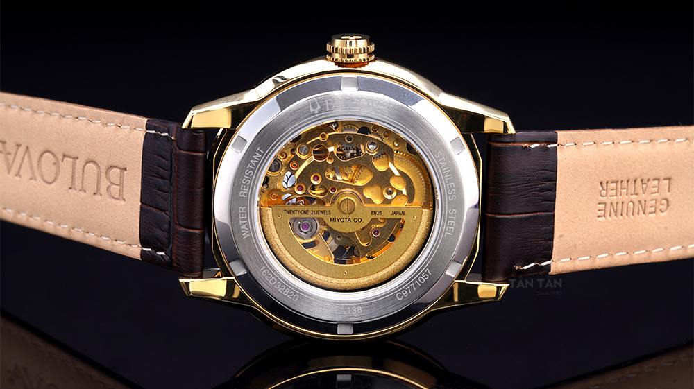 Đồng hồ Bulova 97A138 - Bộ máy cơ Miyota 8N26 của Bulova 97A138