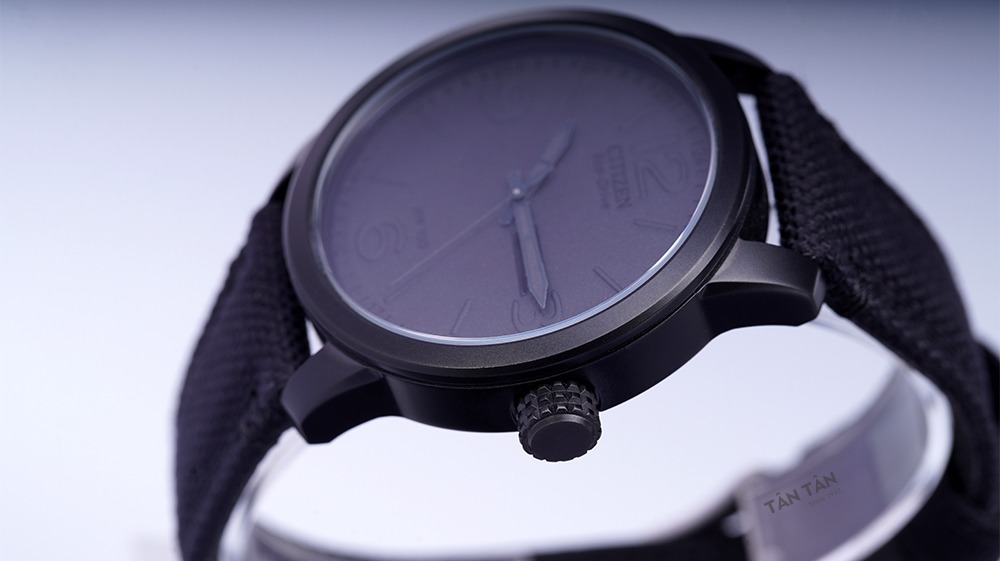 Đồng hồ Citizen BM8475-00F - Bộ vỏ thép không gỉ mạ ion màu đen của Citizen BM8475-00F 