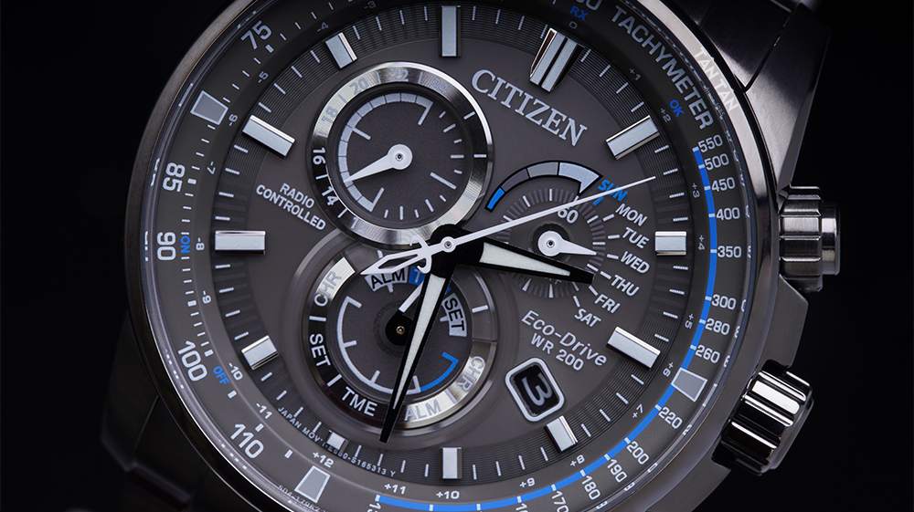 Đồng hồ Citizen CB5887-55H - Các mặt phụ chức năng của đồng hồ Citizen CB5887-55H