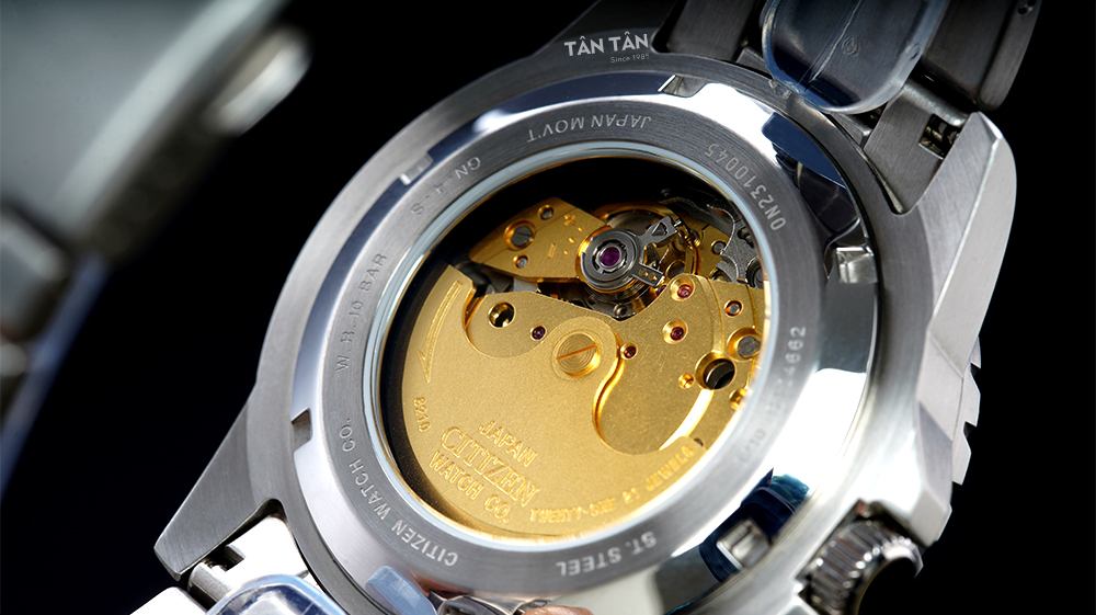 Đồng hồ Citizen NJ0128-80X - Bộ máy Automatic Caliber 8210 vận hành mạnh mẽ chính xác
