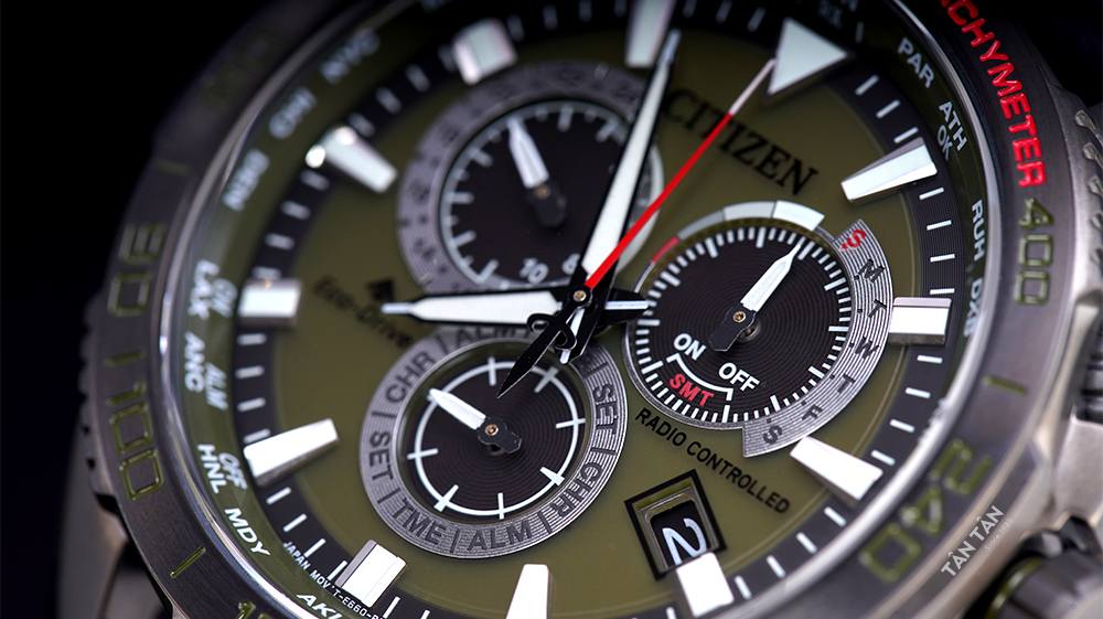 Đồng hồ Citizen CB5037-17X - Radio control tính năng đặc biệt của đồng hồ Citizen
