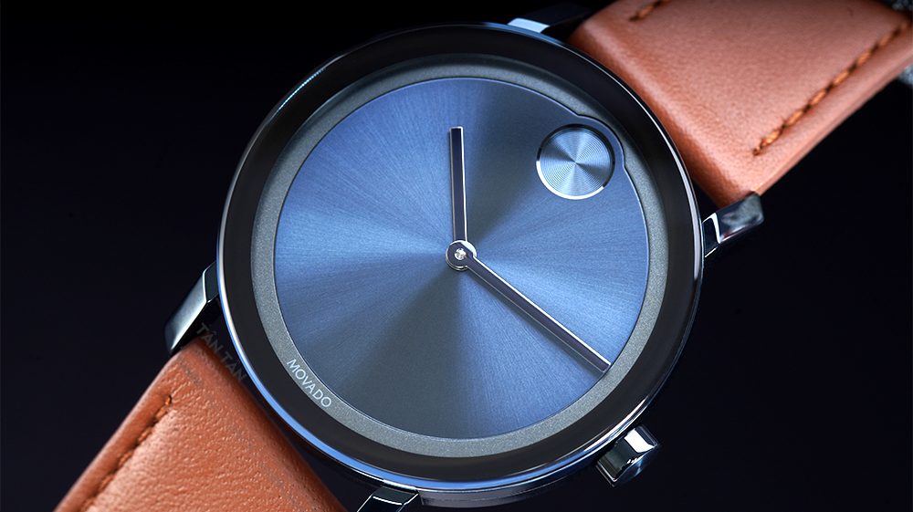 Đồng hồ Movado BOLD 3600520 - Mặt số xanh thái bình dương của đồng hồ Movado 3600520