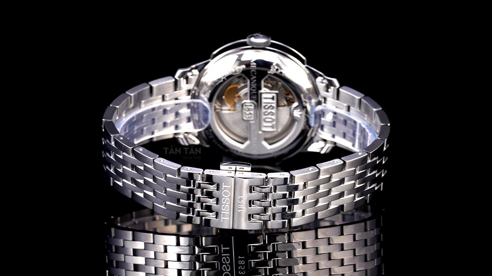 Đồng hồ Tissot T006.407.11.053.00 - Bộ dây thép không gỉ với thiết kế 7 mắt uyển chuyển