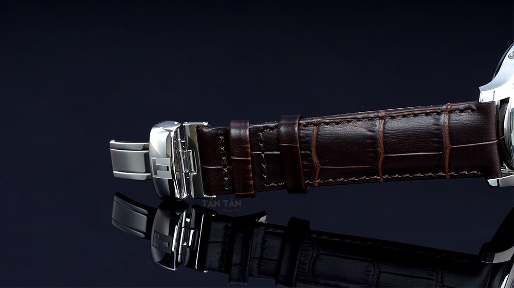 Đồng hồ Tissot T063.637.16.037.00 - Dây da cá sấu dập vân tinh xảo đầy sang trọng của Tissot T063.637.16.037.00