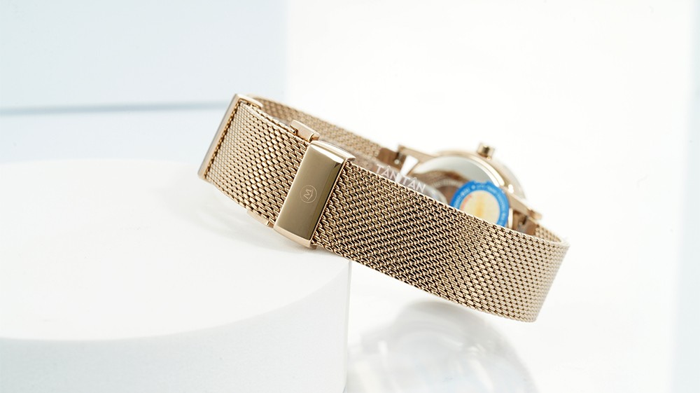 Đồng hồ Movado 0607492 - Dây đeo thép không gỉ dạng lưới hoàn thiện từng chi tiết