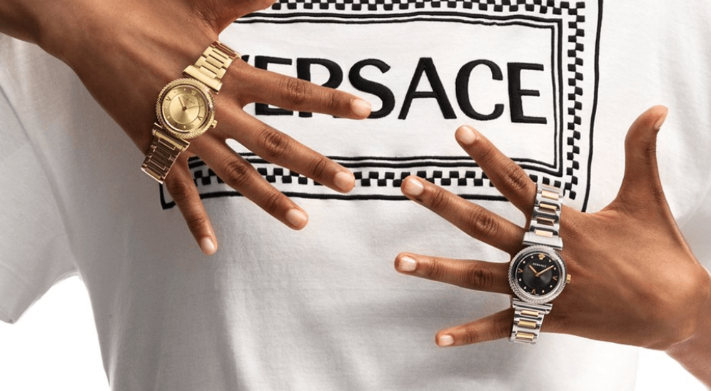 Kiểm tra dây đeo đồng hồ Versace để nhận biết hàng giả