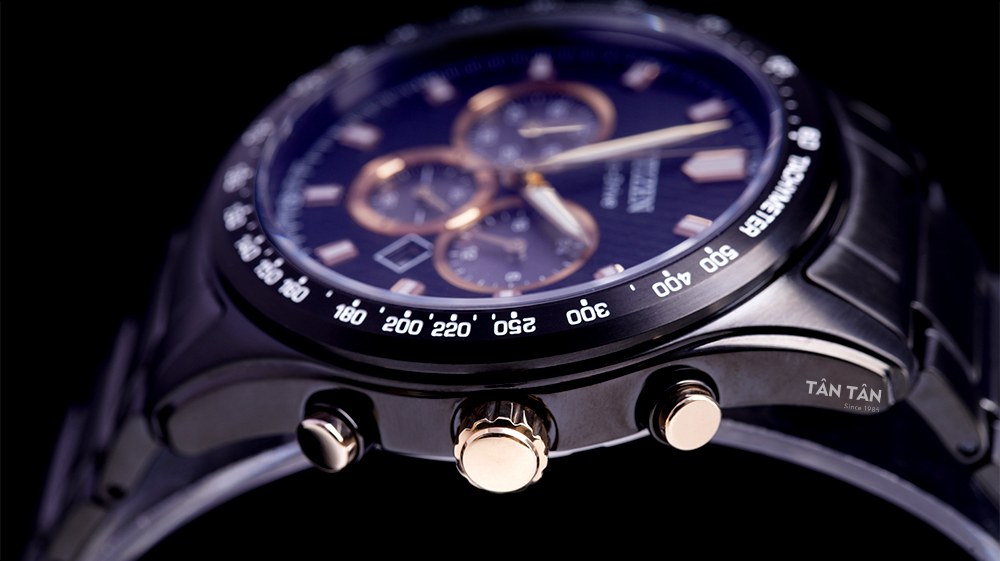 Đồng hồ Citizen CA4458-88E - Vành đo Tachymeter của Citizen CA4458-88E 