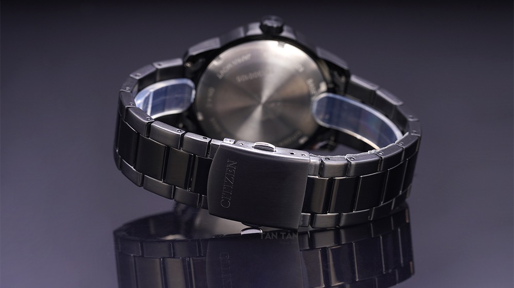 Đồng hồ Citizen NH8375-82E - Dây thép nguyên khối cao cấp và khóa bấm tiện lợi