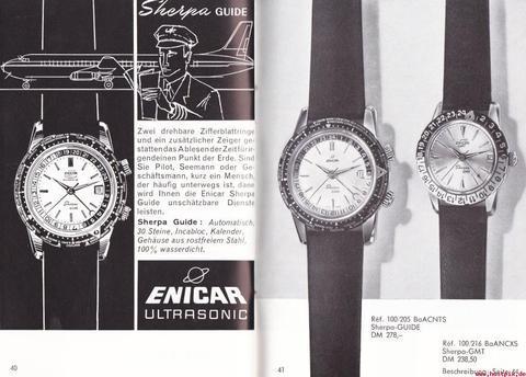 Lịch sử thương hiệu Đồng hồ Enicar