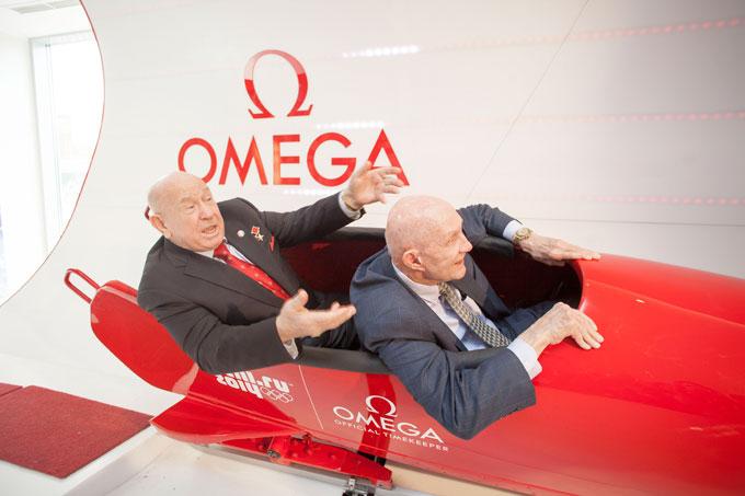 Thomas Stafford và Alexei Leonov hội ngộ tại Omega Pavilion