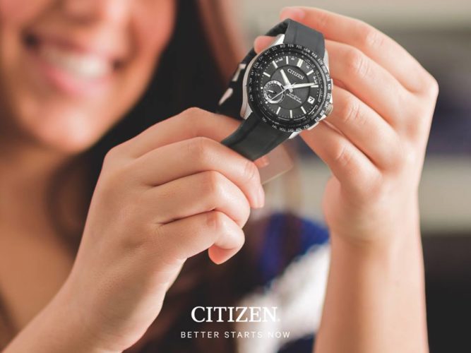 Đồng hồ Citizen Eco-drive Satellite Wave F100