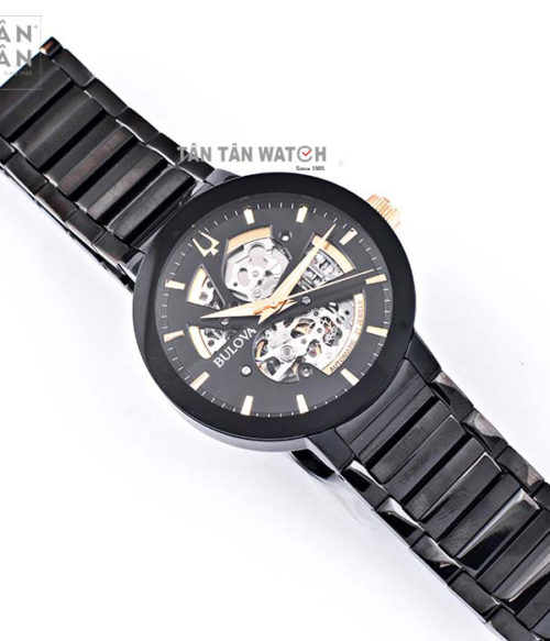 Đồng Hồ Bulova 98A203 Nam Máy Cơ Thép Không Gỉ 42mm