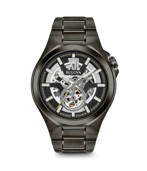 Đồng Hồ Bulova 98A179 Nam Máy Cơ Thép Không Gỉ 46mm