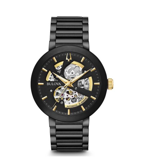 Đồng Hồ Bulova 98A203 Nam Máy Cơ Thép Không Gỉ 42mm