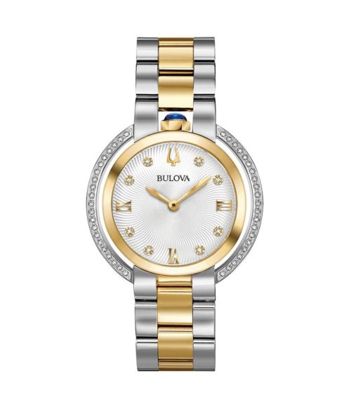 Đồng Hồ Bulova 98R246 Nữ Đính Diamond Kính Sapphire 35mm