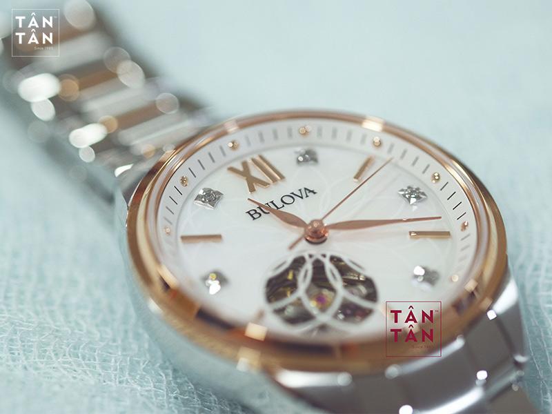 Đồng Hồ Bulova 98P170 - thiết kế The Ladies’ Diamonds xinh đẹp, quyền năng