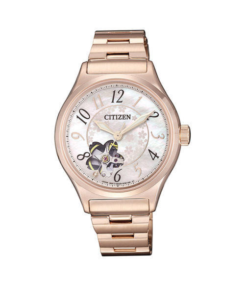 Đồng Hồ Citizen PC1007-65D Nữ Kính Sapphire Máy Cơ 34mm