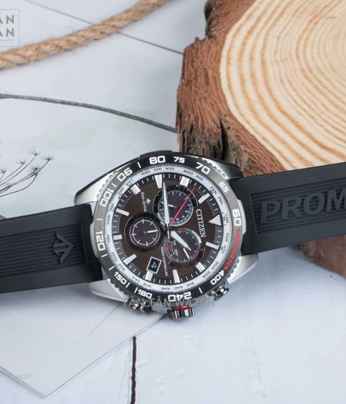 Đồng Hồ Citizen CB5036-10X Nam Eco-Drive World-Time Kính Sapphire Lịch Ngày 45mm