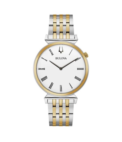 Đồng Hồ Bulova 98A233 Nam Kính Sapphire Dây Kim Loại 38mm