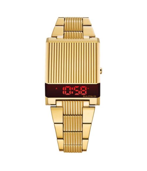 Đồng Hồ Bulova 97C110 Nam Quartz Giờ Điện Tử 31mm